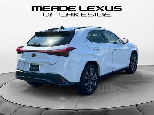 Ultra White w/Obsidian Roof 2023 Lexus UX 250h F Sport
