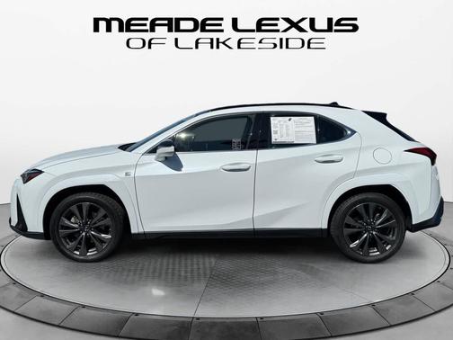 Ultra White w/Obsidian Roof 2023 Lexus UX 250h F Sport