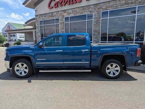 Stone Blue Metallic 2018 GMC Sierra 1500 SLT