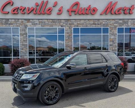 Shadow Black 2017 Ford Explorer XLT