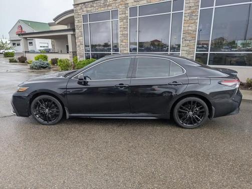 Midnight Black Metallic 2021 Toyota Camry XSE