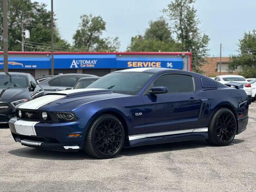 Blue 2012 Ford Mustang GT Premium