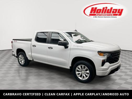Summit White 2023 Chevrolet Silverado 1500 Custom