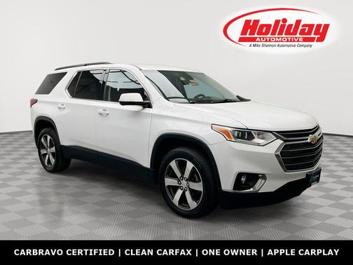 Summit White 2020 Chevrolet Traverse LT Leather