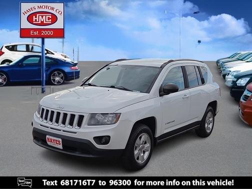 Bright White Clearcoat 2016 Jeep Compass Sport