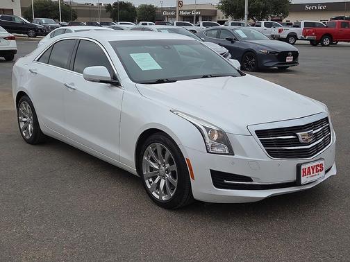 Crystal White Tricoat 2018 Cadillac ATS 2.0L Turbo Luxury