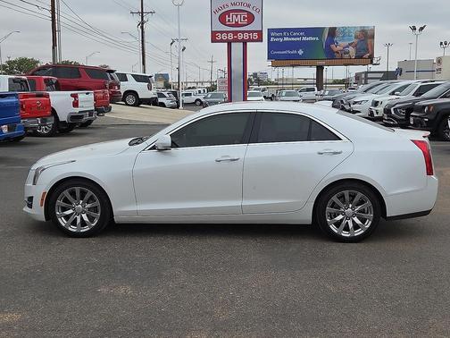 Crystal White Tricoat 2018 Cadillac ATS 2.0L Turbo Luxury