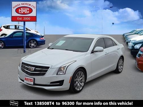 Crystal White Tricoat 2018 Cadillac ATS 2.0L Turbo Luxury