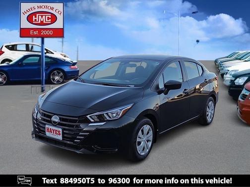 Super Black 2024 Nissan Versa 1.6 S