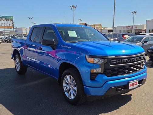 Riptide Blue Metallic 2025 Chevrolet Silverado 1500 Custom