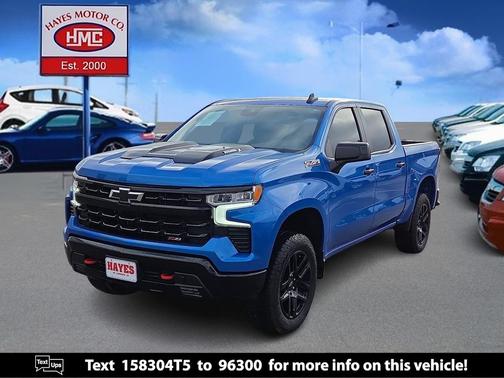 Riptide Blue Metallic 2025 Chevrolet Silverado 1500 LT Trail Boss