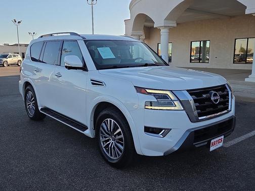 Aspen White Tricoat 2023 Nissan Armada SL 2WD