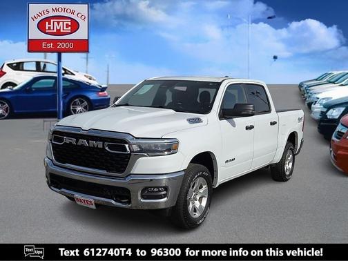 Bright White Clearcoat 2025 RAM 1500 Big Horn/Lone Star