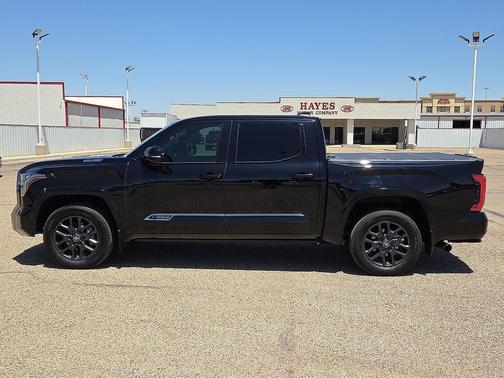 Midnight Black Metallic 2025 Toyota Tundra Hybrid Platinum