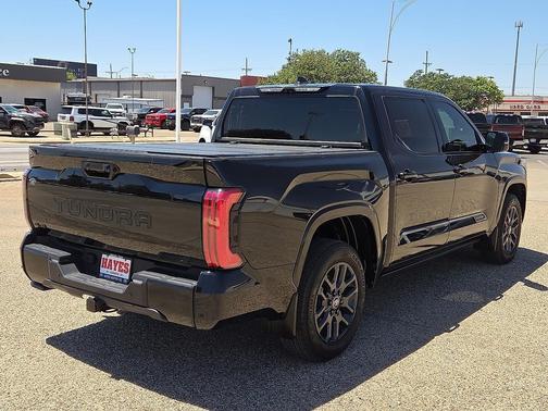 Midnight Black Metallic 2025 Toyota Tundra Hybrid Platinum