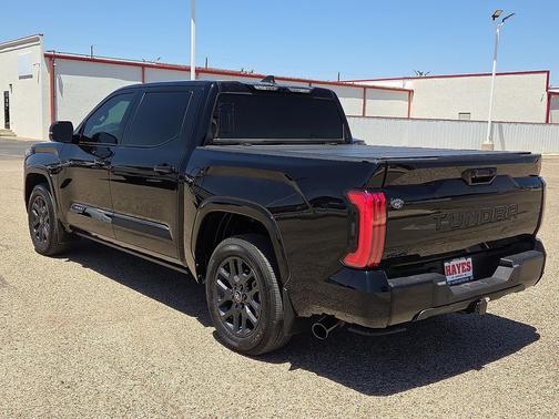 Midnight Black Metallic 2025 Toyota Tundra Hybrid Platinum