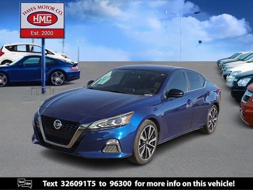 Deep Blue Pearl 2021 Nissan Altima SR FWD