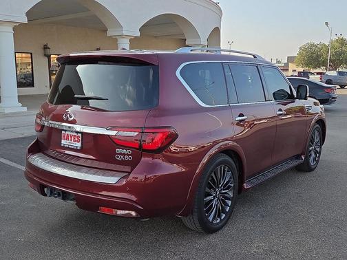 Coulis Red 2022 INFINITI QX80 SENSORY
