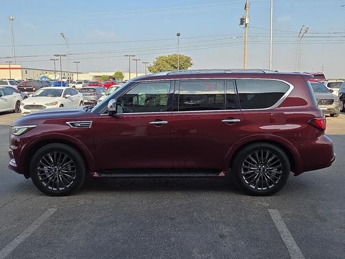 Coulis Red 2022 INFINITI QX80 SENSORY