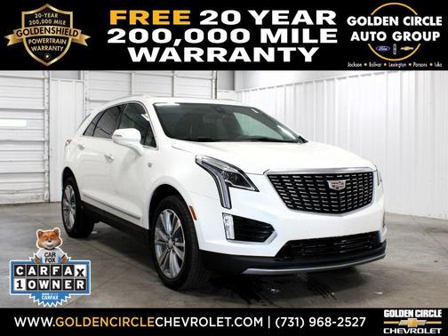 Crystal White Tri-Coat 2024 Cadillac XT5 Premium Luxury