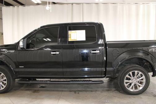 Shadow Black 2017 Ford F-150 Lariat