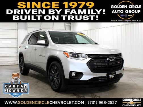 Silver Ice Metallic 2021 Chevrolet Traverse RS