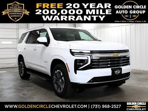 Summit White 2026 Chevrolet Tahoe LT