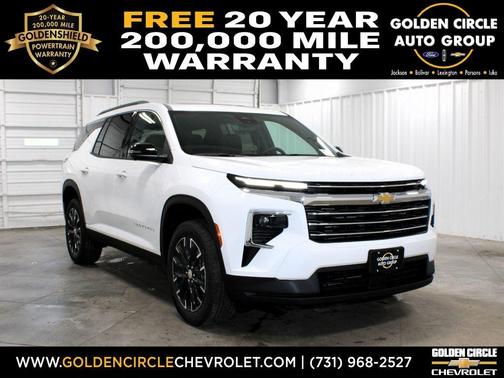 Summit White 2026 Chevrolet Traverse LT