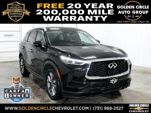 Mineral Black 2023 INFINITI QX60 Luxe