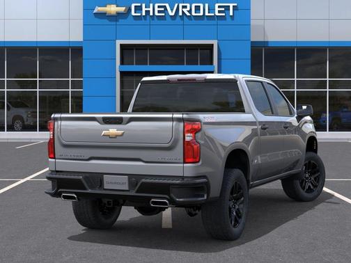 Sterling Gray Metallic 2026 Chevrolet Silverado 1500 Custom Trail Boss