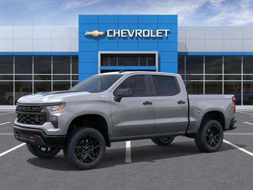 Sterling Gray Metallic 2026 Chevrolet Silverado 1500 Custom Trail Boss