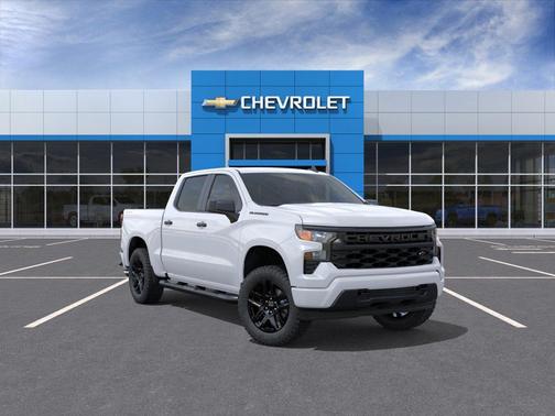 Summit White 2026 Chevrolet Silverado 1500 Custom