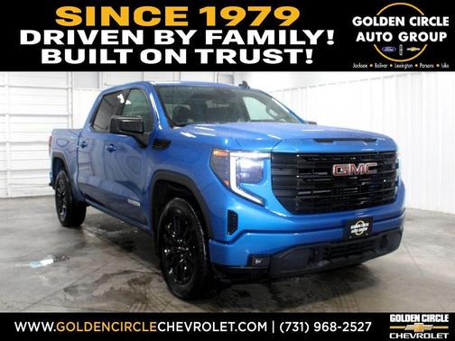 Dynamic Blue Metallic 2024 GMC Sierra 1500 Elevation