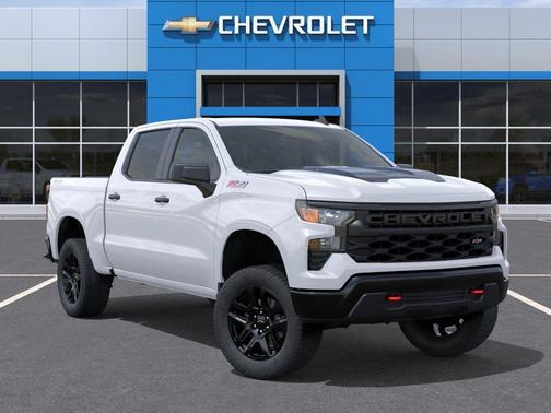Summit White 2026 Chevrolet Silverado 1500 Custom Trail Boss
