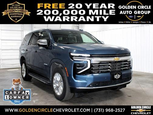 Lakeshore Blue Metallic 2025 Chevrolet Tahoe Premier