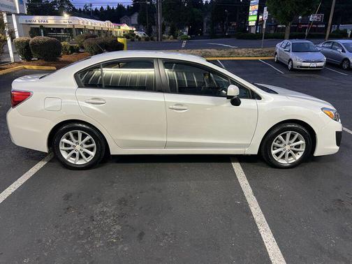 Satin White Pearl 2014 Subaru Impreza 2.0i Premium