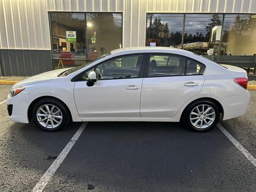 Satin White Pearl 2014 Subaru Impreza 2.0i Premium