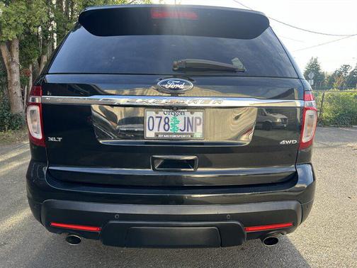 White Platinum Metallic Tri-Coat 2015 Ford Explorer XLT