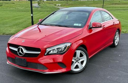Red 2019 Mercedes-Benz CLA 250 Base 4MATIC Sedan