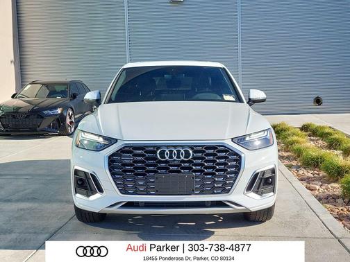 Glacier White Metallic 2023 Audi Q5 45 S line Premium Plus