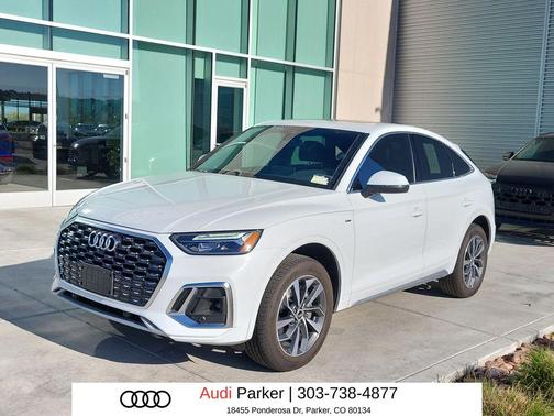 Glacier White Metallic 2023 Audi Q5 45 S line Premium Plus