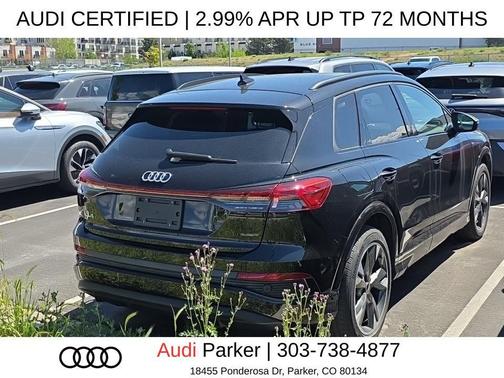 Mythos Black Metallic 2024 Audi Q4 e-tron Premium Plus 55 quattro