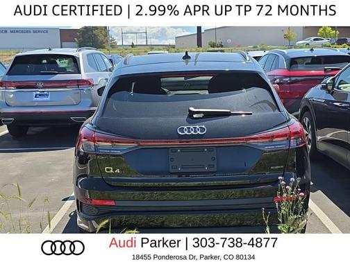 Mythos Black Metallic 2024 Audi Q4 e-tron Premium Plus 55 quattro