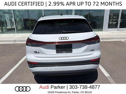 Glacier White Metallic 2024 Audi Q4 e-tron Premium Plus 50 quattro