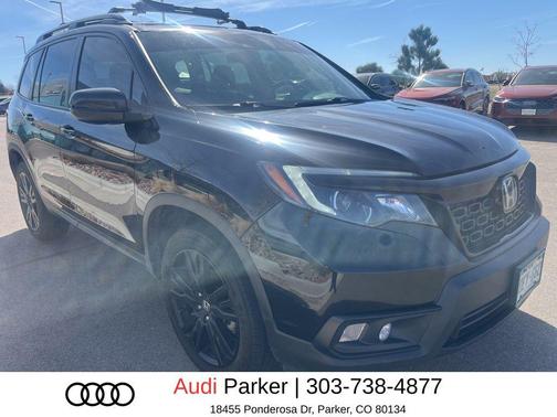 Black 2019 Honda Passport Sport