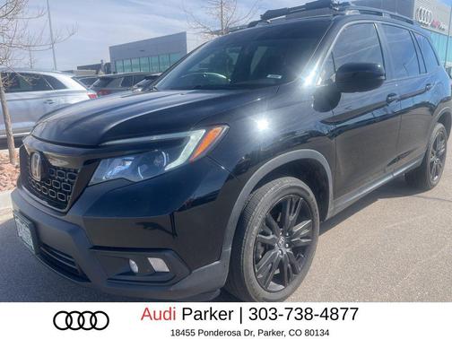 Black 2019 Honda Passport Sport