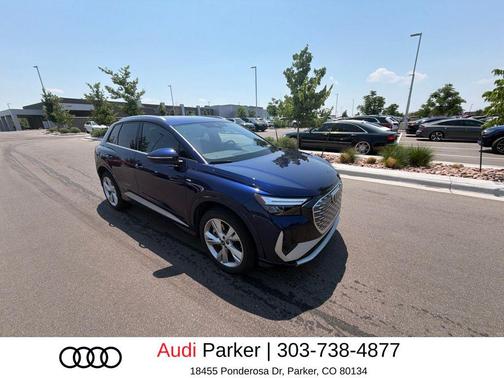 Navarra Blue Metallic 2023 Audi Q4 e-tron Premium Plus 50 quattro
