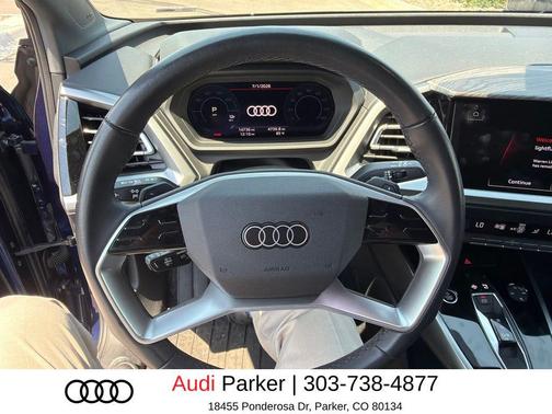 Navarra Blue Metallic 2023 Audi Q4 e-tron Premium Plus 50 quattro