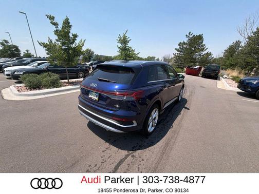 Navarra Blue Metallic 2023 Audi Q4 e-tron Premium Plus 50 quattro