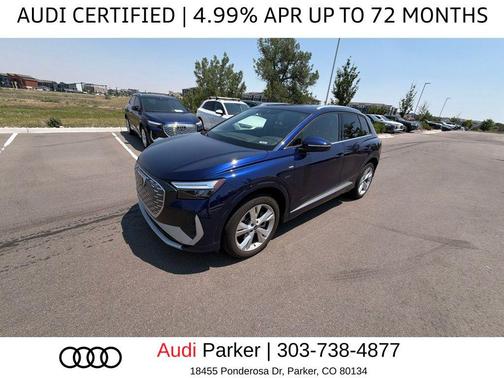 Navarra Blue Metallic 2023 Audi Q4 e-tron Premium Plus 50 quattro